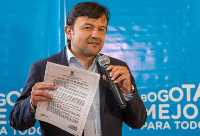 El secretario de Movilidad Juan Pablo Bocarejo