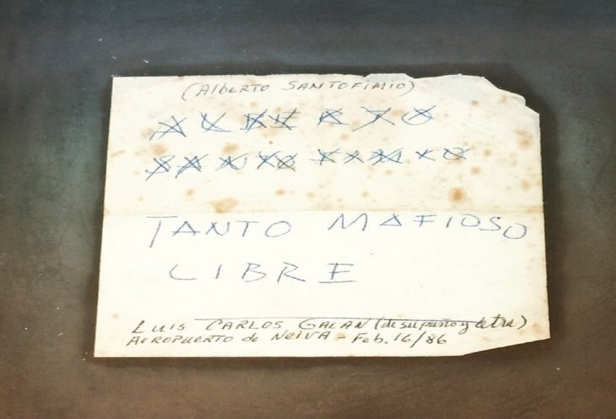 Anagrama de Luis Carlos Galán dado a conocer por Carlos Fernando Galán, su hijo