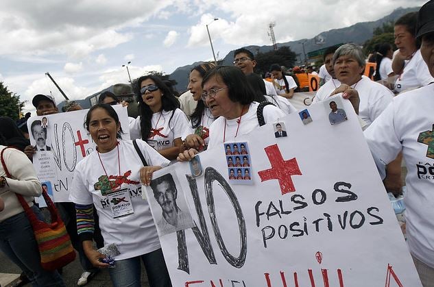 Madres de Soacha de víctimas de falsos positivos