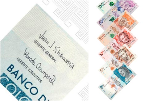 Billetes colombianos