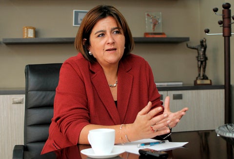 María Lorena Gutiérrez, ministra saliente de Comercio
