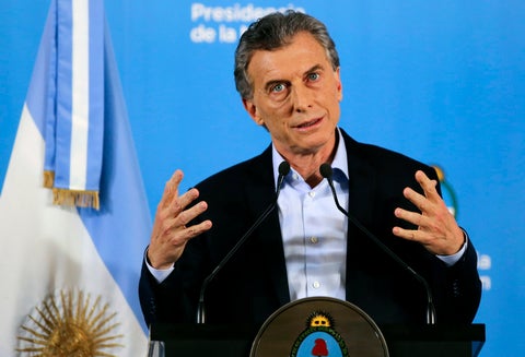 Mauricio Macri, presidente de Argentina