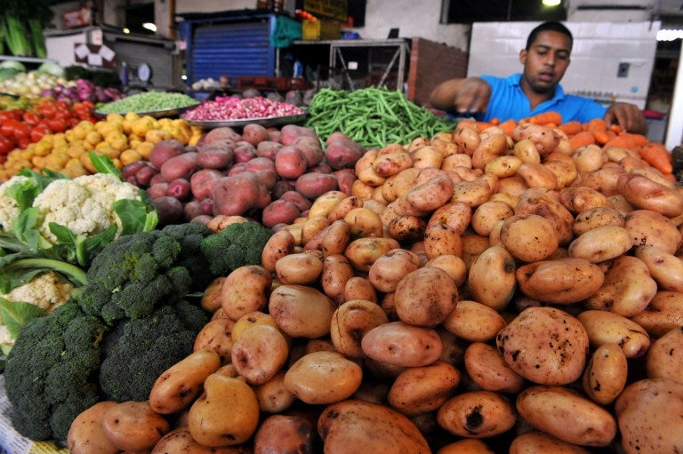 Mercado y plaza colombiana
