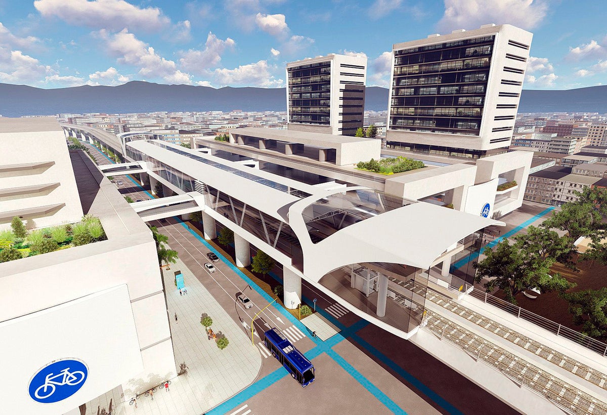 El metro de Bogotá en planos