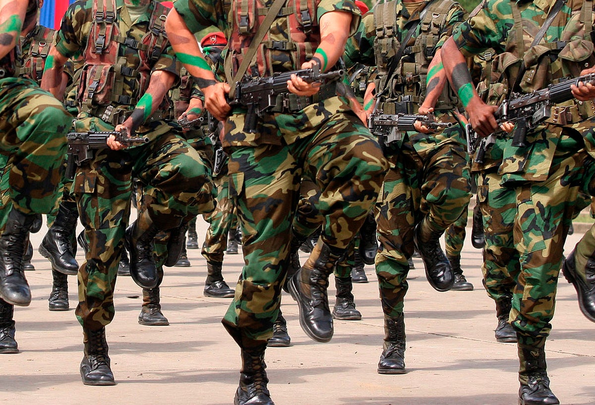 Militares venezolanos