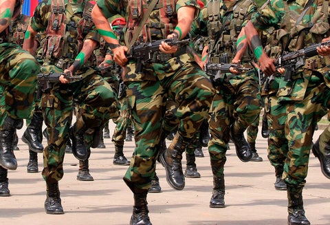 Militares venezolanos