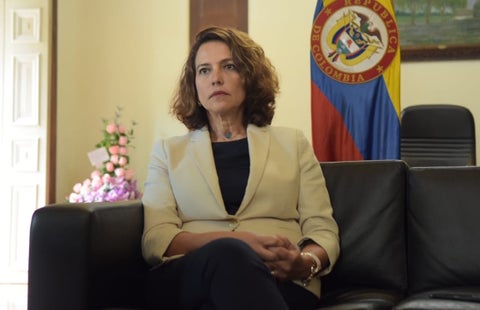 Ministra del Interior, Nancy Patricia Gutiérrez