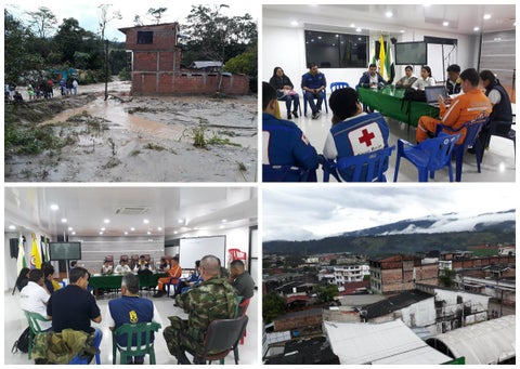 Las imágenes de la situación en Mocoa difundidas por la UNGRD