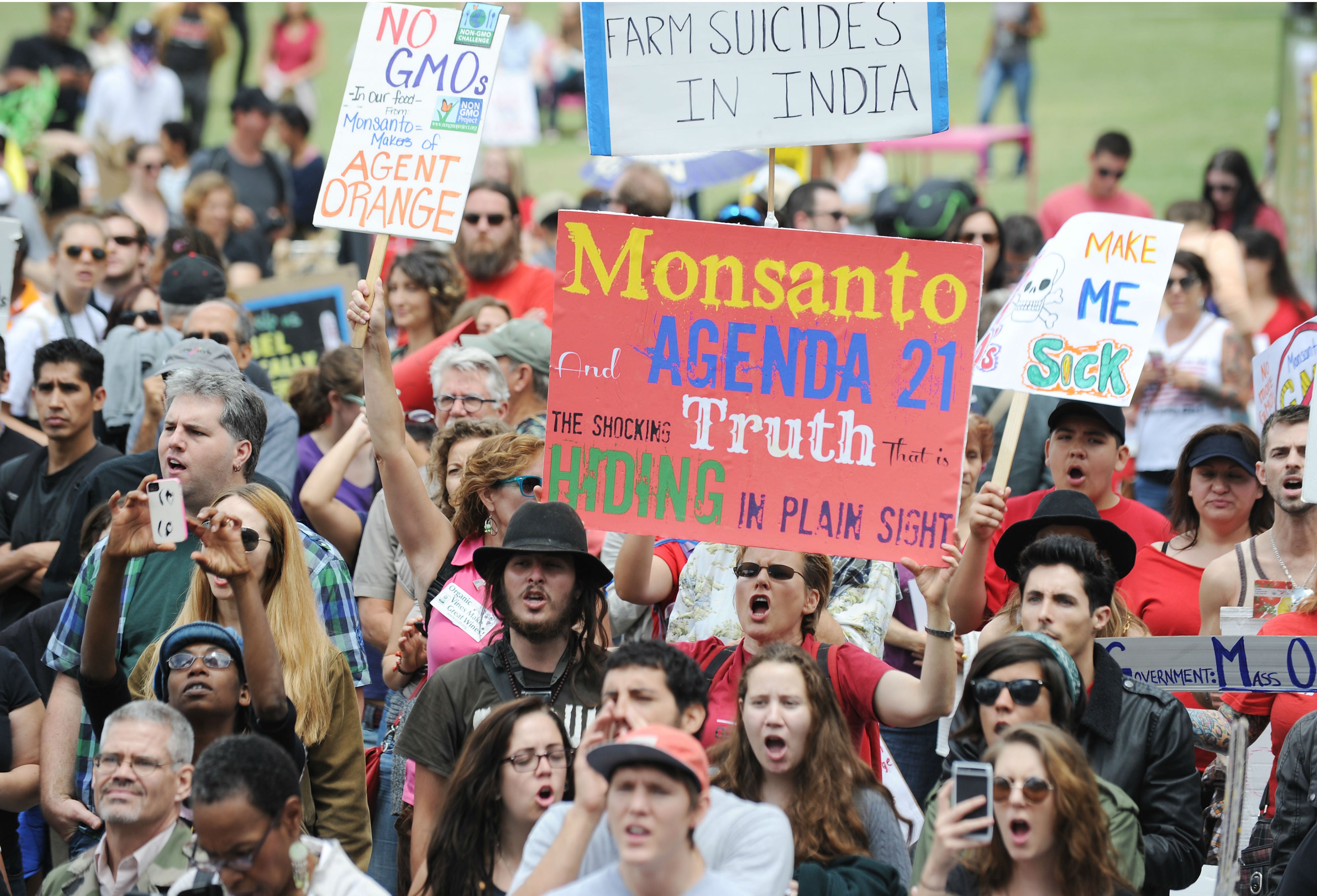 Protesta contra Monsanto