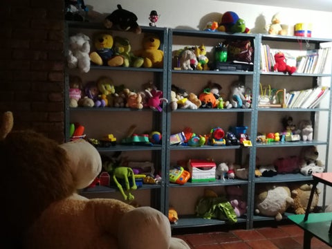 Cuarto de juguetes del Centro de Atención al Migrante