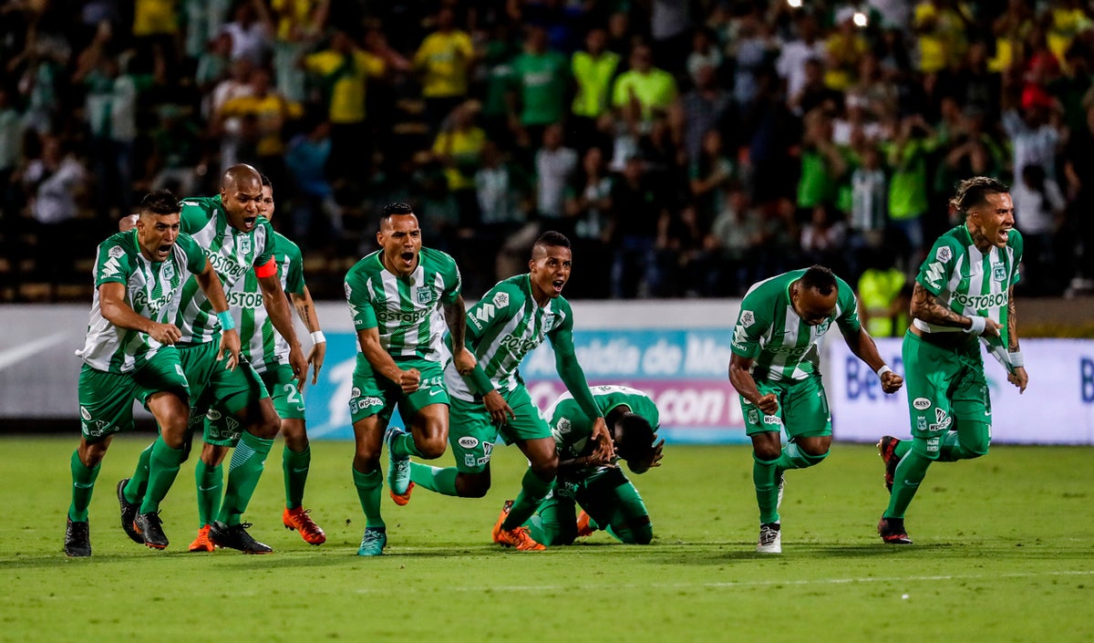 Atlético Nacional celebrando