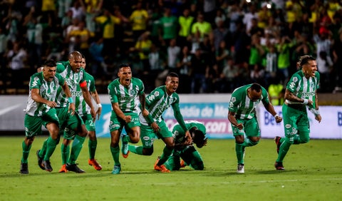 Atlético Nacional celebrando