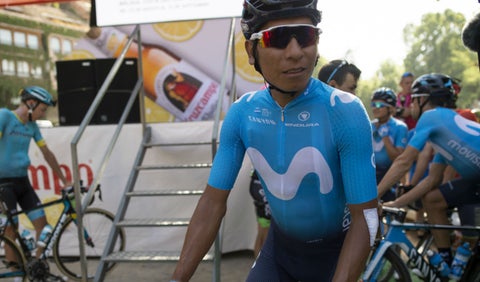 Nairo Quintana, ciclista del Movistar Team