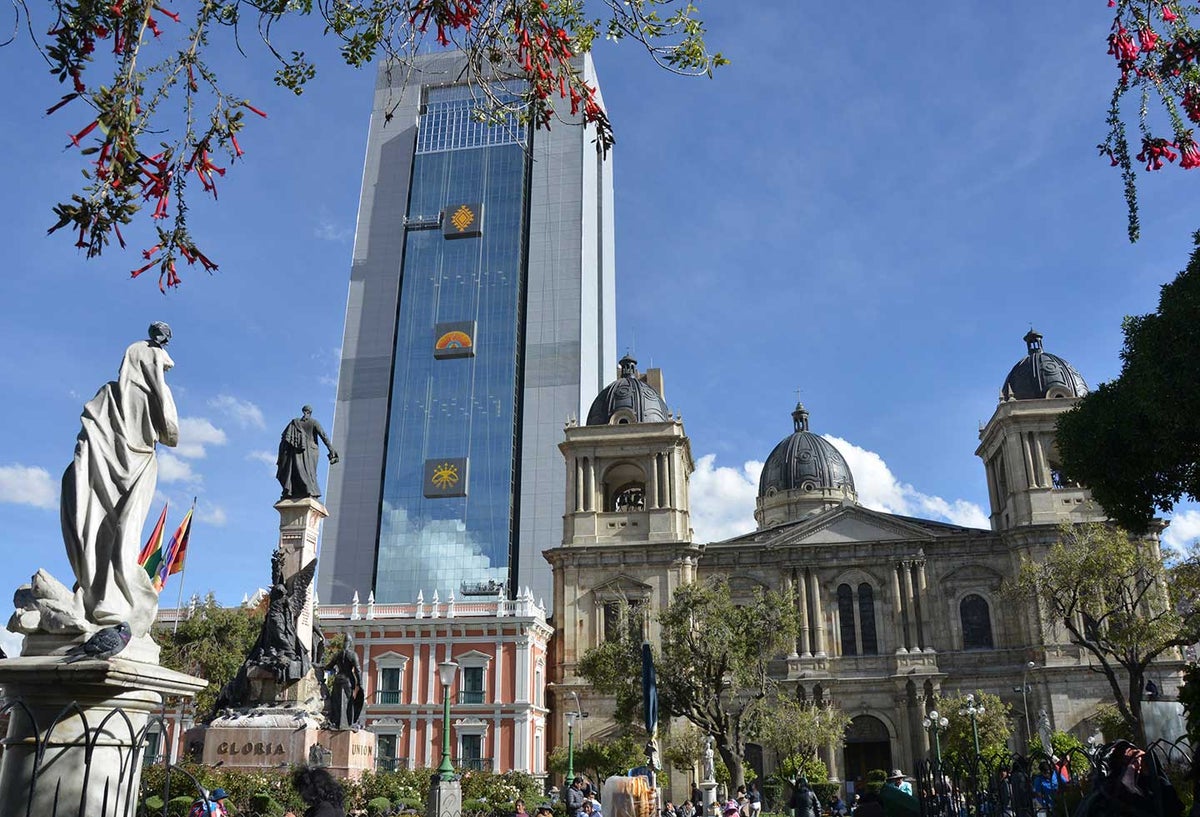 Edificio de gobierno de Bolivia