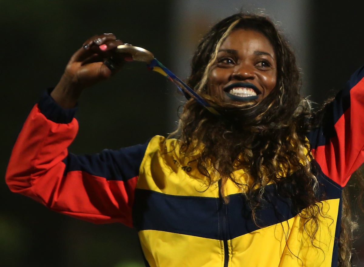 Caterine Ibargüen superó su propio récord en Barranquilla