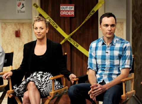 Kaley Cuoco y Jim Parsons
