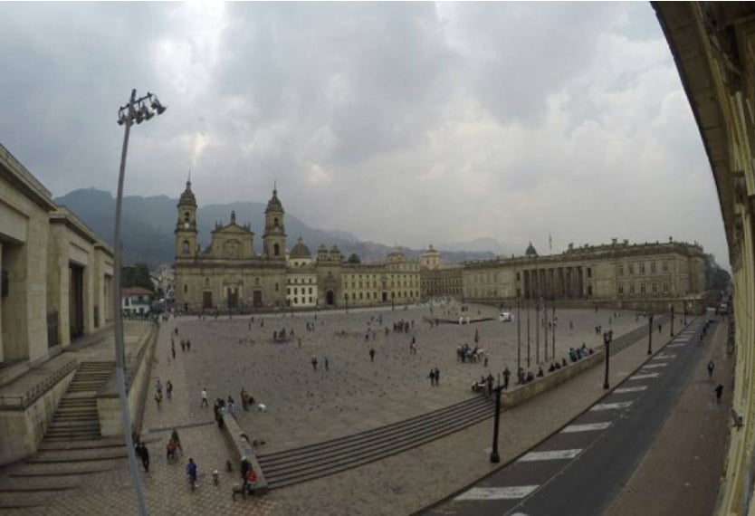 La Plaza de Bolívar de Bogotá