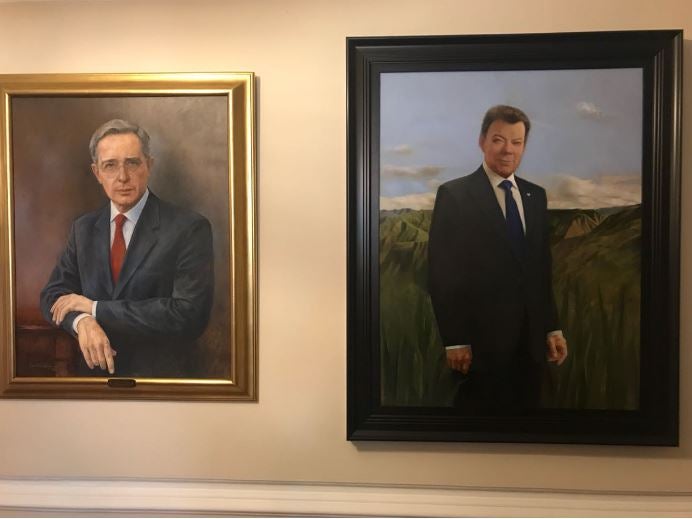 Retratos en Casa de Nariño