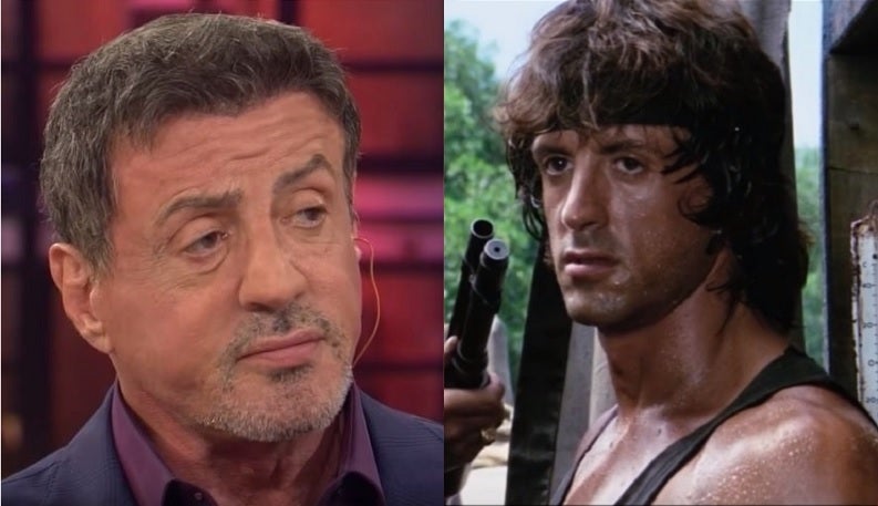 Sylvester stallone como 'Rambo'