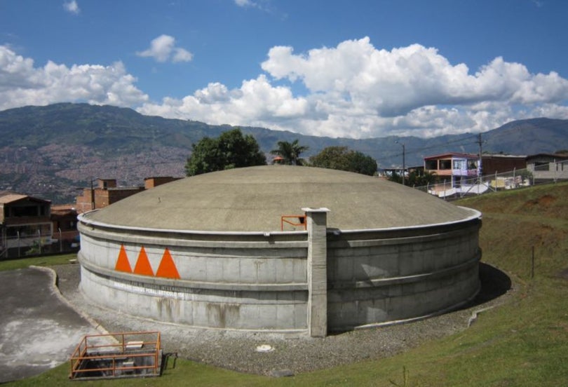 Tanques de agua de EPM en Medellín