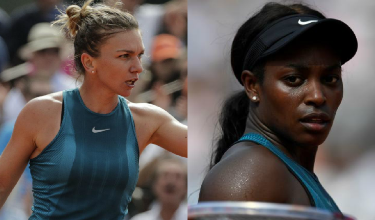 Simona Halep y Sloane Stephens