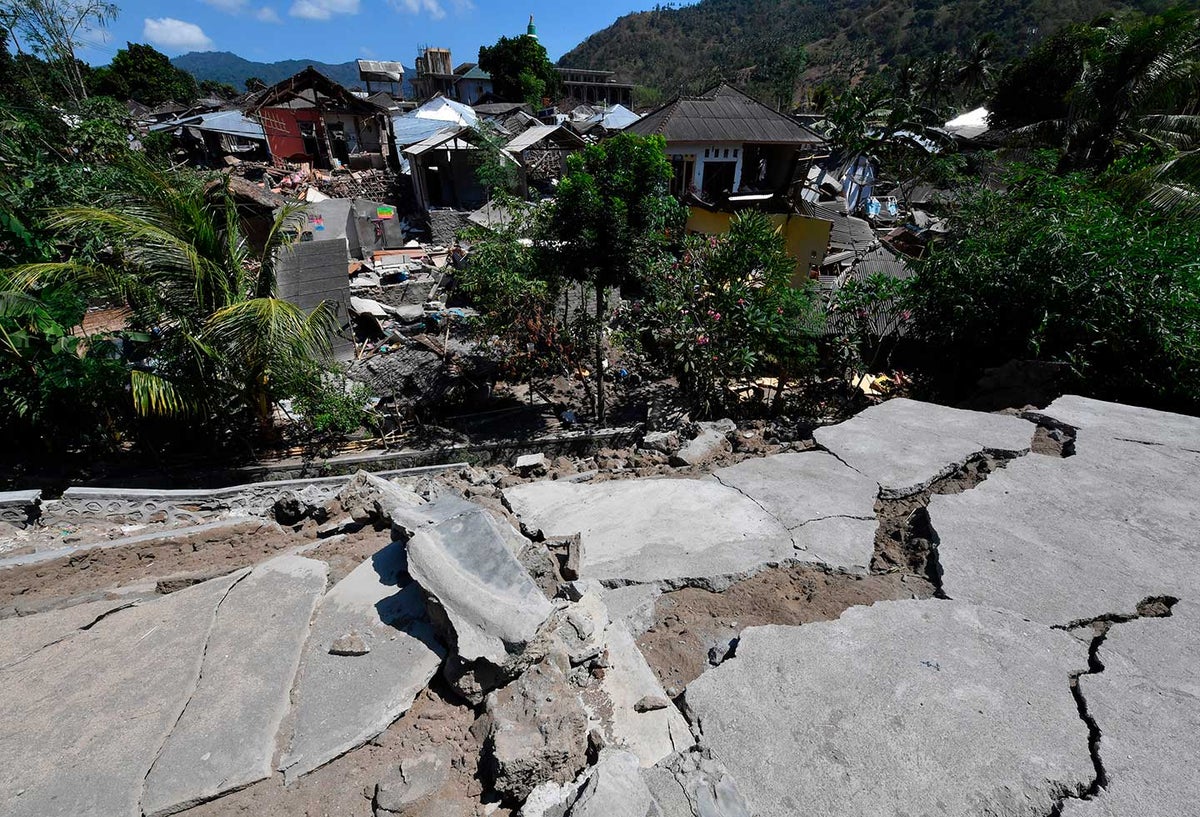 La zona de Lombok fue una de las más afectadas