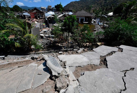 La zona de Lombok fue una de las más afectadas