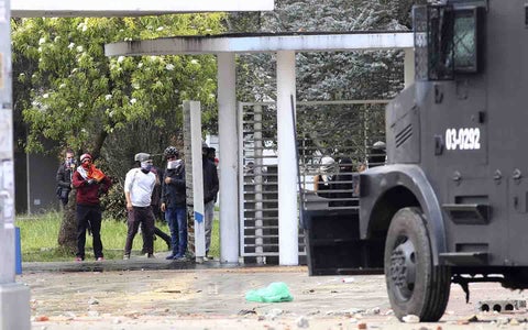 Disturbios en la Universidad Nacional