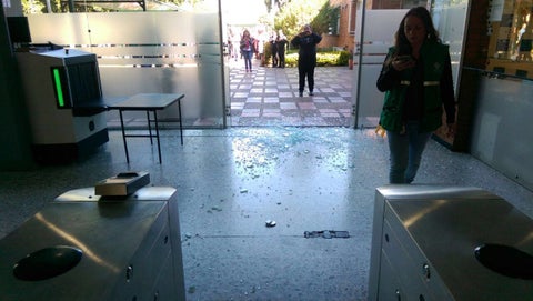 Evacuación cerca al ICBF