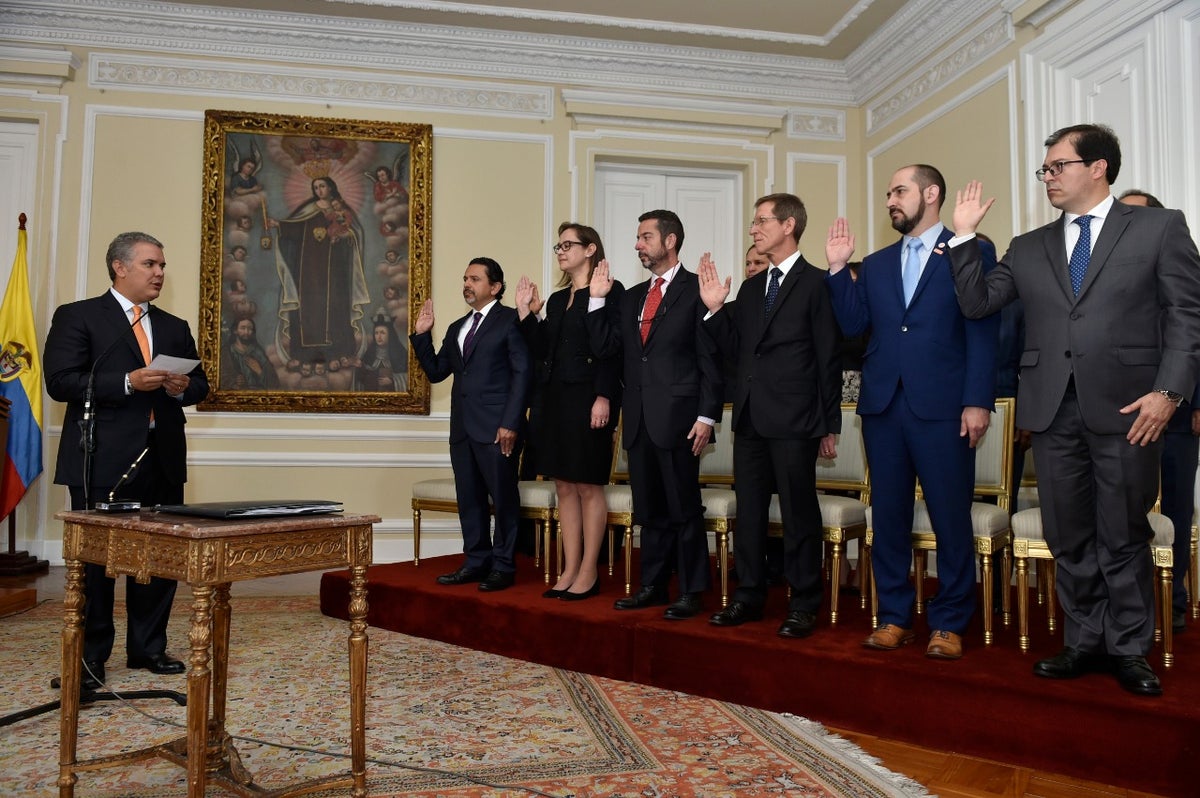 Posesión de secretarios en Palacio