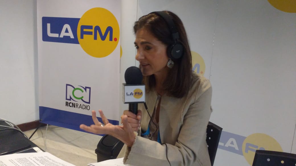 Ángela María Orozco, ministra de Transporte habla en La FM