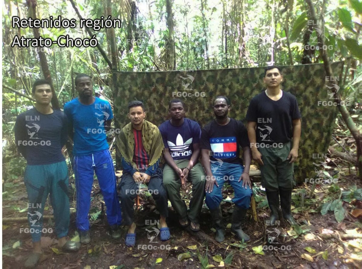 Prueba de supervivencia de los seis secuestrados en Chocó.