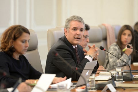Presidente Iván Duque en Consejo de Ministros