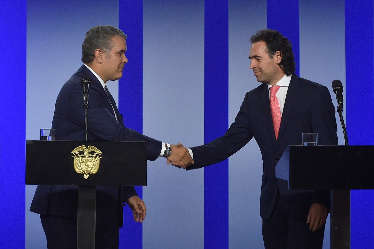 Iván Duque y Federico Guriérrez