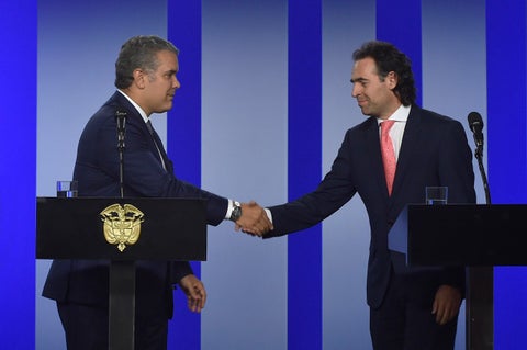 Iván Duque y Federico Guriérrez