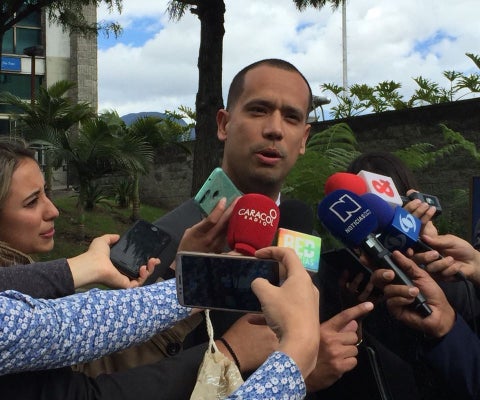 Diego Cadena, abogado de Álvaro Uribe, en la Fiscalía
