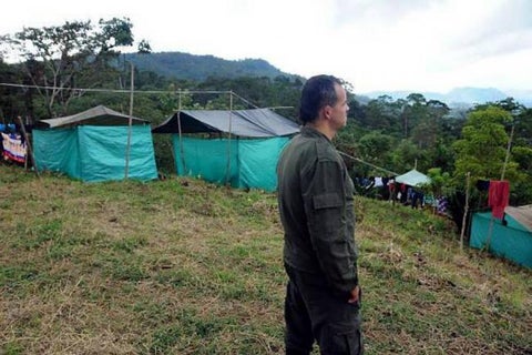 Una de las zonas veredales de las Farc