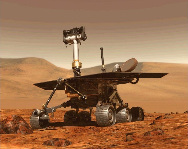 Marte opportunity robot