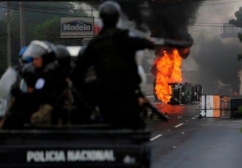 Las protestas antigubernamentales se iniciaron el 18 de abril contra una fallida reforma a la seguridad social en Nicaragua.