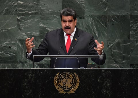 Nicolás Maduro ante la ONU.