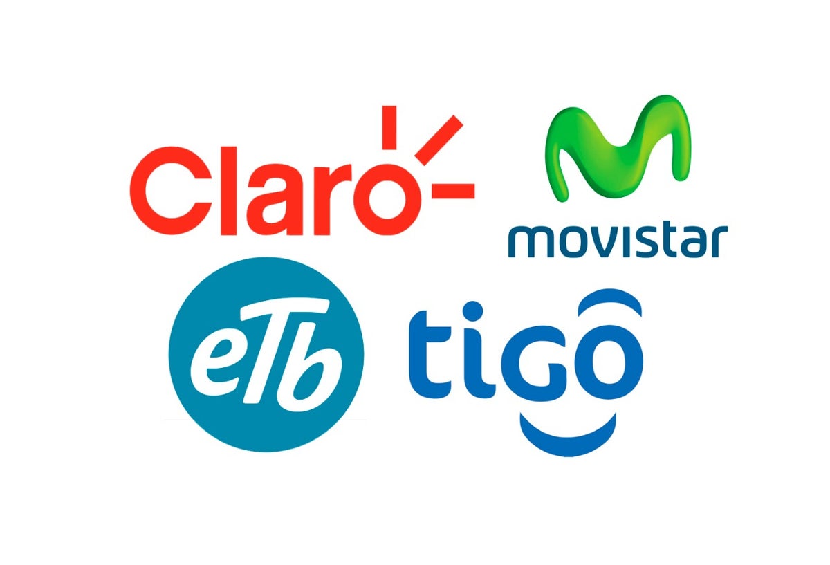 Claro, Movistar, Tigo y ETB