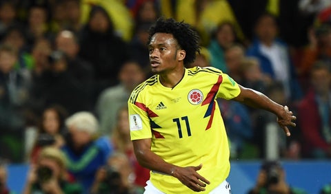 Juan Guillermo Cuadrado, volante de la Selección Colombia