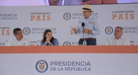 Presidente Iván Duque en el Quindío