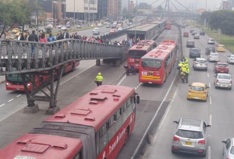 Accidente en Transmilenio 11 de septiembre