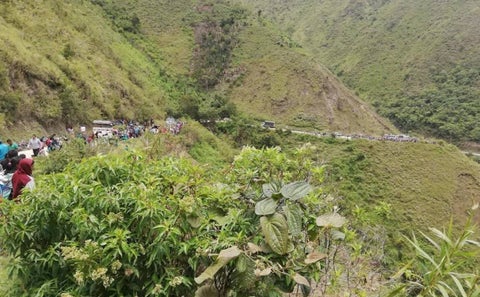 Accidente en Páez, Cauca.