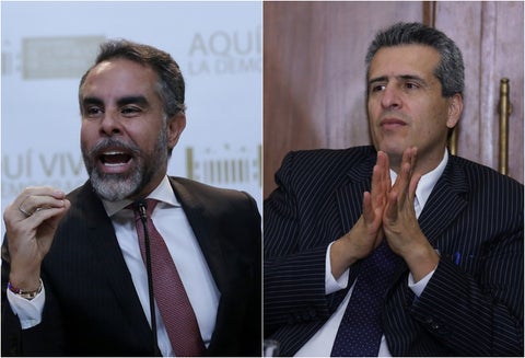 Armando Benedetti y Luis Fernando Velasco, congresistas