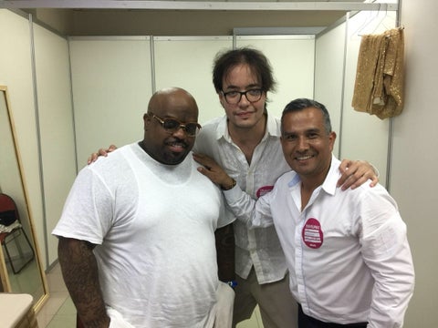 Ceelo Green habla con Emilio Sánchez
