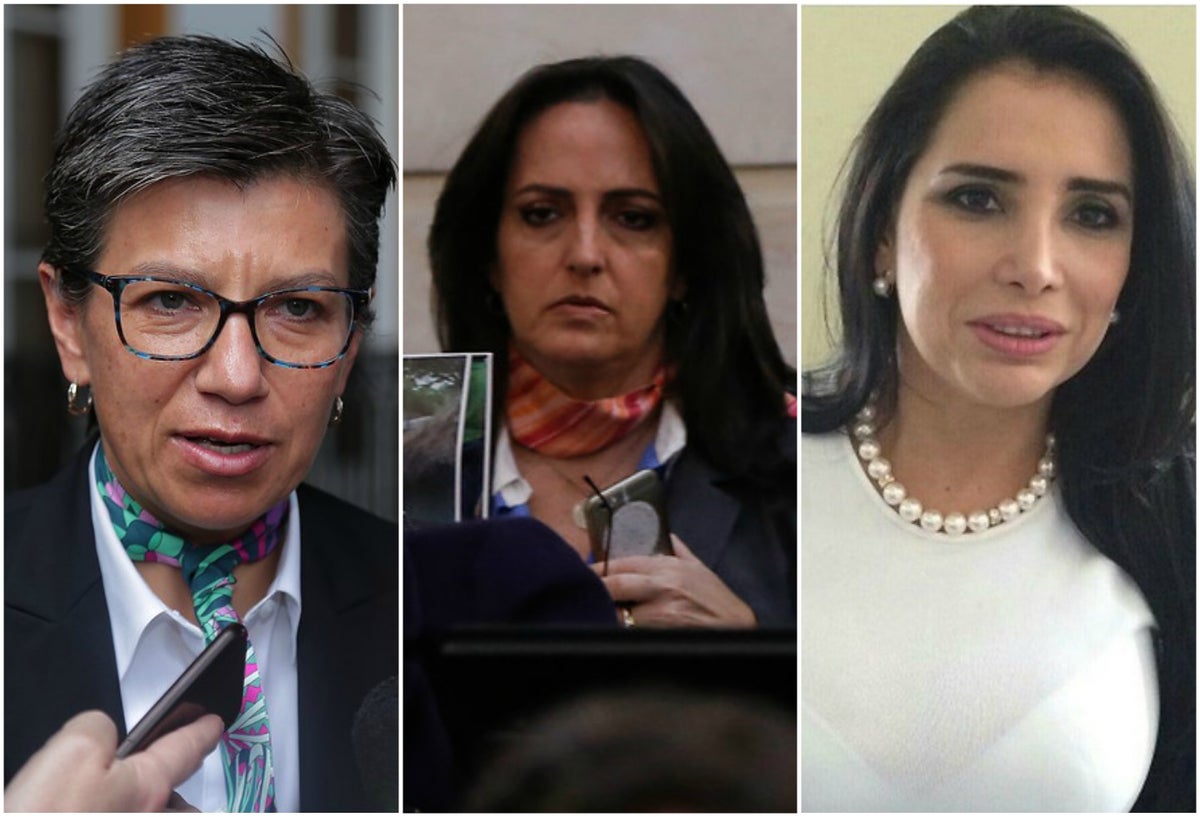 Claudia López, exsenadora; María Fernanda Cabal, senadora; y Aida Merlano, exsenadora