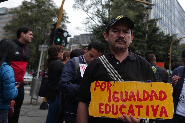 Paro nacional de educadores
