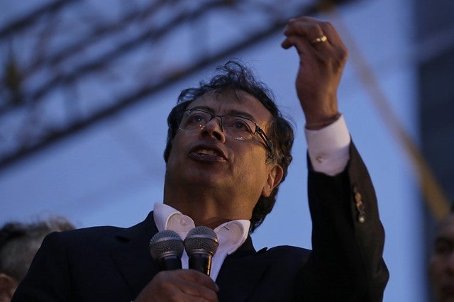 Senador Gustavo Petro.